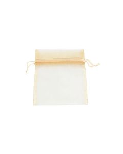 Medium Organza Favour Bags Dark Gold Pk10