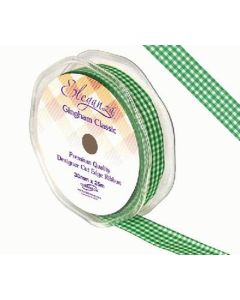 Gingham Classic 15mmx25M Green No.30
