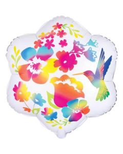 15" Watercolour Flowers Foil Balloon Anagram