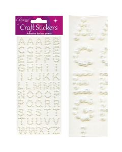 Pearl Alphabet White
