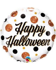 18" Happy Halloween Sparkly Qualatex