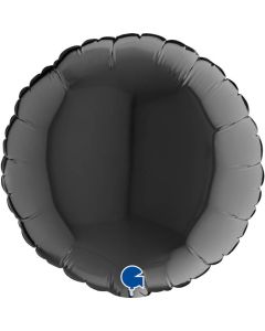 9" BLACK ROUND Unpackaged - 09104K