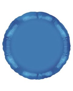 18" FOIL BLUE ROUND PACKAGED - 10005RP/1