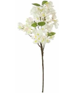 Silk Orchard Blossom Branch White & Pale Pink