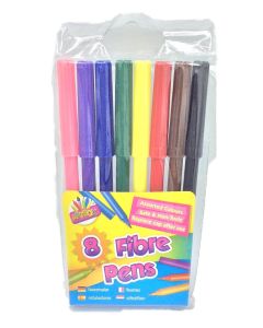 8 Fibre Pens