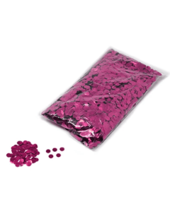 Metallic Confetti Circles Ø 10mm -  Pink 500g
