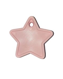 40gm Light Pink Plastic Star Balloon Weight 25pk Sear