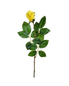 Premium Rose Bud Yellow 68cm