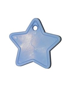 40gm Light Blue Plastic Star Balloon Weight 25pk Sear