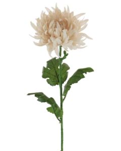 Silk Spikey Mum Flower Nude
