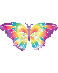 44" Luminous Butterfly SuperShape Foil Balloon Qualatex
