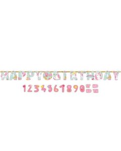 Magical Unicorn Jumbo Letter Banner Amscan
