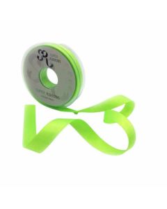 15mm Satin Ribbon Key Lime
