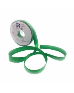15mm Satin Ribbon Emerald Green