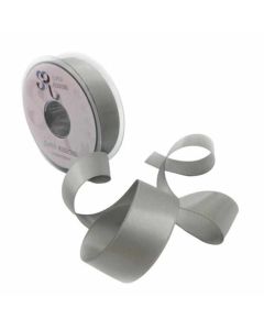 25mm SATIN RIBBON SILVER - SR-1401/25-012/1