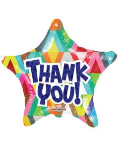 9" Thank You Star 0- Airfill unpackagedKaleidoscope