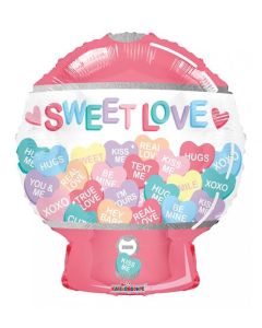 18" Sweet Love Shape Foil Balloon Balloon APAC