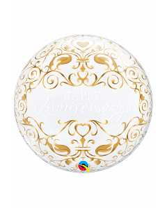 22" Gold Anniversary ClassicBubble Qualatex