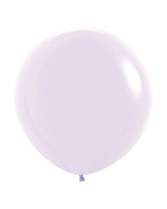 24" Pastel Lilac Latex 3Pk Balloons