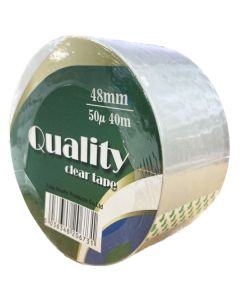 Quality Clear Tape 48mm x 40m Tulip