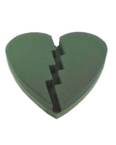 18" Broken Heart Foam Backed Shape