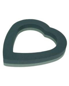 18" Heart Open Foam Backed Pk2