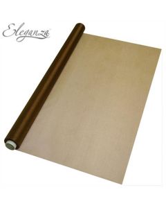 Eleganza Sheer Organza Chocolate 70cm x 10m