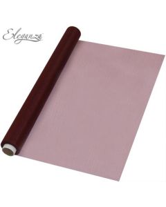 Eleganza Soft Sheer Organza Burgundy 47cm x 10m