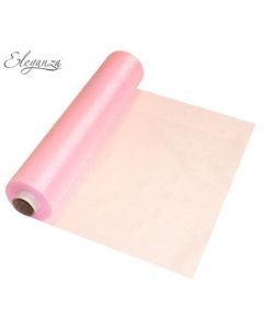 Eleganza Soft Sheer Organza Soft Pink 29cm x 25m