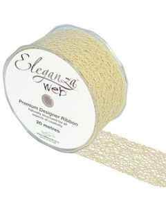 Web Ribbon 50mmx20M Ivory No.61