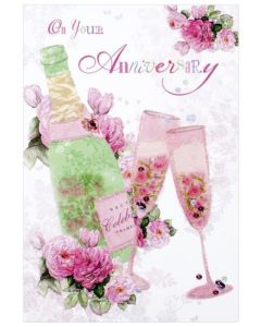 Your Anniversary C50 Pk6 Cards Simon Elvin