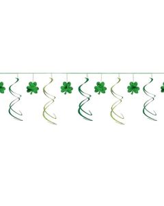 Shamrock Swirl Garland Amscan