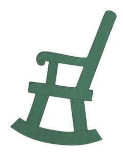 Rocking Chair Floral Foam Frame 90 x 59cm
