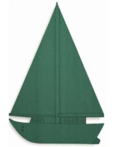 Sailing Boat Floral Foam Frame 89 x 60cm