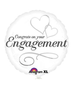 SD-C TWO HEARTS ENGAGEMENT FOIL BALLOON - 2454801/1