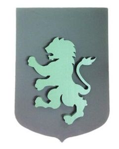 Aston Villa Floral Foam Shield 59 x 42cm