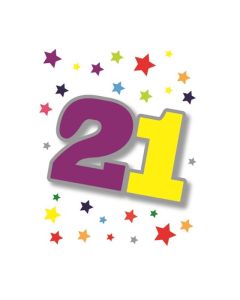 21st Birthday Gift Tags Pk12 Simon Elvin