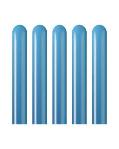 Modelling 260 Mirror Chrome -Blue 100ct Latex Balloons From Kalisan