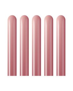 Modelling 260 Mirror Chrome Pink 100ct Latex Balloons From Kalisan