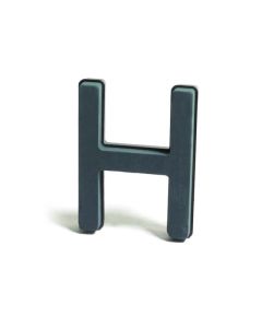 11" Letter H Plastic Backed Frame