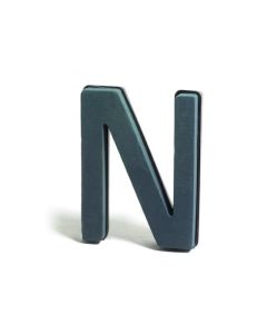 11" Letter N Plastic Backed Frame