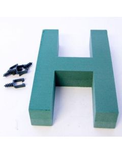 12" Letter H Foam Backed Frame