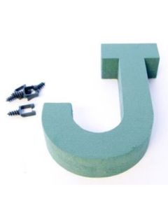 12" Letter J Foam Backed Frame