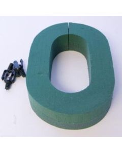 12" Letter O Foam Backed Frame