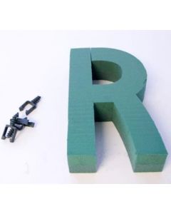 12" Letter R Foam Backed Frame