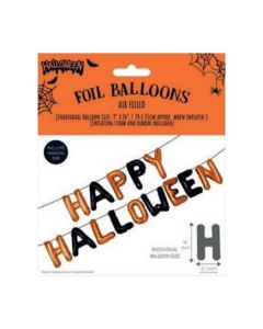 Happy Halloween Foil Balloon Bunting
