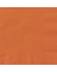 20 PUMPKIN ORANGE LUNCH NAPKIN - 3222/1