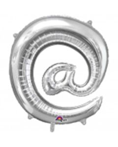 34" Silver Symbol @ Foil Anagram