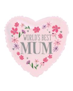 Mother's Day Heart 18" Foil Balloon Eurowrap
