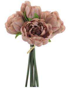 Victoria Peony Hand Tie Vintage Mauve